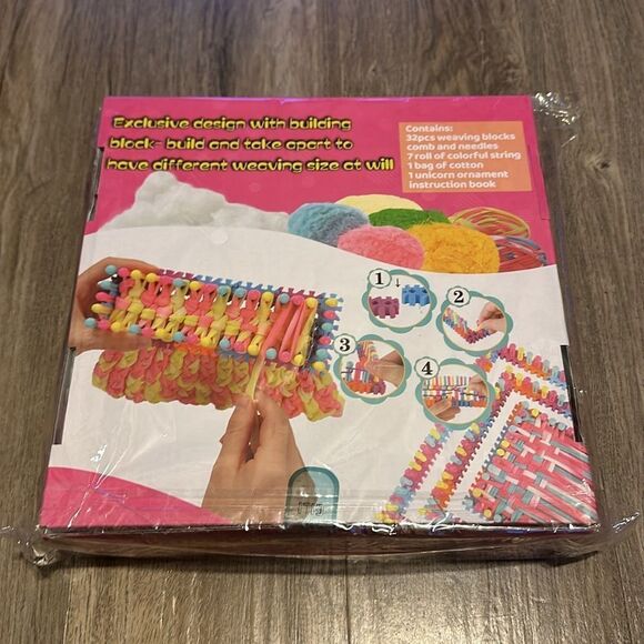 Buy Now | NIB Weaving Loom Kit Creative Adjustable Knitting Loom - Picture 4 of 7